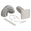 Broan 6.5 in. W X 6.5 in. L White Resin Wall Ducting Kit