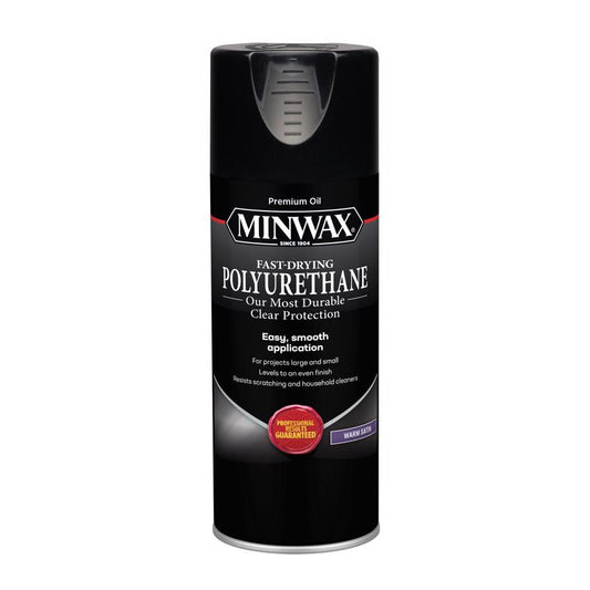 Minwax Satin Clear Fast Drying Polyurethane Spray 11.5 oz. (Pack of 6)