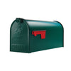 Architectural Mailboxes Elite Classic Galvanized Steel Post Mount Green Mailbox - Deal of The Week