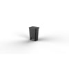 Rubbermaid Premier Series II 13 gal Gray Plastic/Stainless Steel Step On Trash Can (Pack of 4)