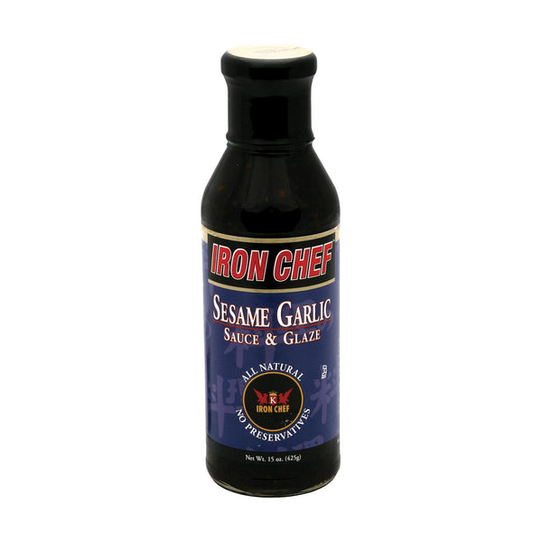 Iron Chef Sauce and Glaze - Sesame Garlic - Case of 6 - 15 oz. (Pack of 6)