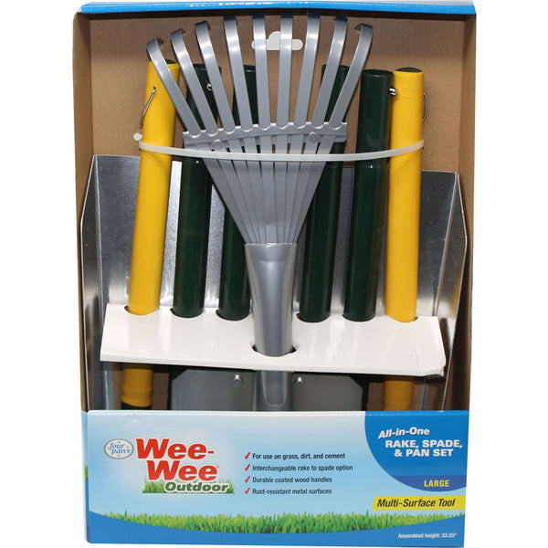 Juego de rastrillo, pala y pala todo en uno Wee-Wee