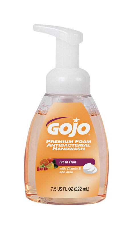 Gojo Fresh Fruit Scent Antibacterial Foam Hand Wash 7.5 oz. (Pack of 6)