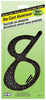 Hy-Ko 3-1/2 in. Black Aluminum Number 8 Nail-On 1 pc. (Pack of 10)