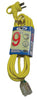 Conntek Indoor or Outdoor 9 ft. L Yellow Extension Cord 16/3 SJTW