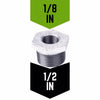 Bk Products 1/2 In. Mpt  X 1/8 In. Dia. Fpt Galvanized Malleable Iron Hex Bushing
