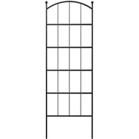 Modern Farmhouse Trellis, Black, 75 in.