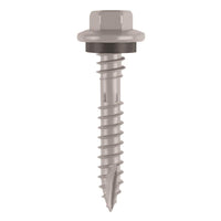 Teks Elite No. 10 X 1-1/2 in. L Hex Drive Hex Washer Head Roofing Screws 100 pk