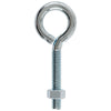 Hampton 5/16 in. x 3-1/4 in. L Zinc-Plated Steel Eyebolt Nut Included (Pack of 10)