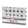 Matchless Darice White Unscented Scent Tealight Flameless Flickering Candle 1.5 in. H X 1.5 in. D
