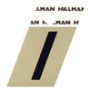 Hillman 1.5 in. Reflective Black Metal Self-Adhesive Letter I 1 pc (Pack of 6)