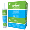 GE Max Extra Crystal Clear Siliconized Acrylic Caulk 10.1 oz. (Pack of 12)