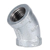BK Products 1/2 in. FPT x 1/2 in. Dia. FPT Galvanized Malleable Iron Elbow (Pack of 5)