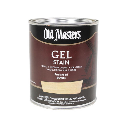 Old Masters Semi-Transparent Fruitwood Oil-Based Alkyd Gel Stain 1 qt