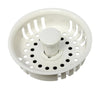 Plumb Pak 3-1/2 in. D White Plastic Replacement Strainer Basket