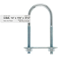BOLT U 1/4 inchX1-3/8"X3.31" (A)