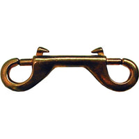 Double End Bolt Snap, Brass, 4.75 in. 
