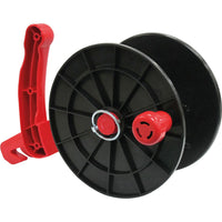 Patriot Mini Reel, Black & Red, Up to 600 ft.