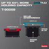 Makita 15.25 in. W X 3.35 in. H X 23.48 in. D Deep Organizer Teal
