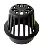 NDS 3 in. Black Round Polyolefin Atrium Grate