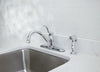Oakbrook Collection Tucana One Handle Chrome Kitchen Faucet Side Sprayer Included