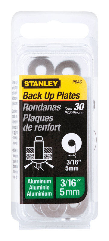 Stanley Aluminum Backup Plates 3/16 in. 30 pc