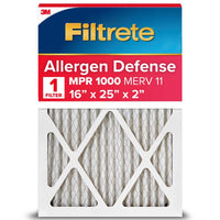 Filtrete 16 in. W X 25 in. H X 2 in. D Polypropylene 11 MERV Pleated Air Filter 1 pk (Pack of 4)