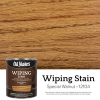 Old Masters Semi-Transparent Special Walnut Oil-Based Wiping Stain 1 qt. (Pack of 4)