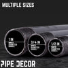 BK Products 3/4 in. MPT x 6 in. L Black Steel Nipple (Pack of 5)