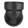 Charlotte Pipe 1-1/2 in. Hub X 1-1/2 in. D Hub ABS Elbow