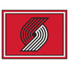 NBA - Portland Trail Blazers 8ft. x 10 ft. Plush Area Rug