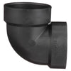 Charlotte Pipe 2 in. Hub X 2 in. D Hub ABS Elbow
