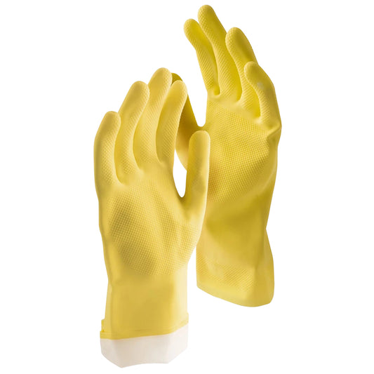 Libman 1320 Small Yellow All-Purpose Latex Gloves 2 Pairs