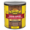 Cabot Solid Tintable 1801 White Base Water-Based Acrylic Deck Stain 1 qt. (Pack of 4)