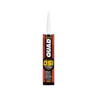 OSI Quad White Elastomeric Polymers Door, Siding and Window Sealant 10 oz (Pack of 12).