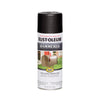 Rust-Oleum Stops Rust Hammered Black Spray Paint 12 oz. (Pack of 6)
