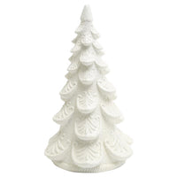Gerson White Holiday Tree Table Decor 19 in. (Pack of 2)