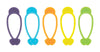 Harold Import Assorted Silicone Bag Ties