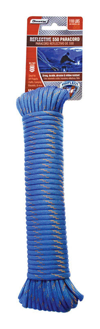 SecureLine 5/32 in. D X 50 ft. L Blue Diamond Braided Nylon Paracord