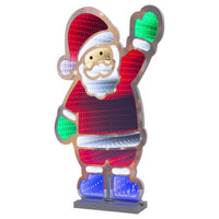 Celebrations LED Multi Santa Animated Decor 22.05 in. (Pack of 4)