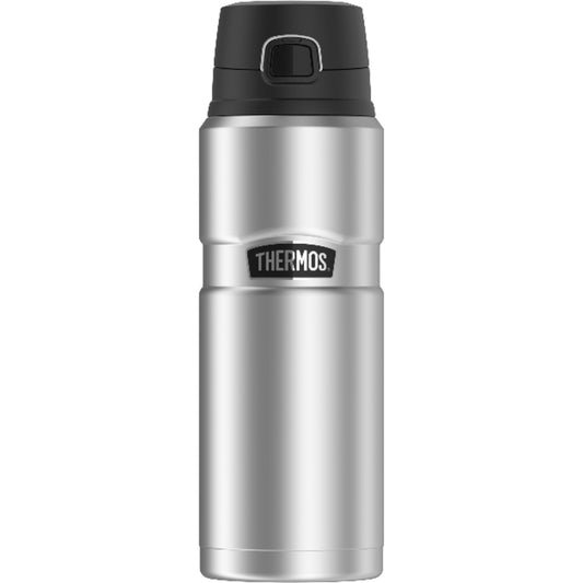 Thermos Stainless King 24 oz Matte-Steel BPA Free Beverage Bottle