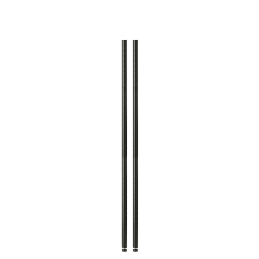 Honey Can Do 54 in. H x 1 in. W x 1 in. D Steel Shelf Pole with Leg Levelers (Pack of 2)