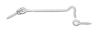 National Hardware Large Zinc-Plated Silver Steel 6 in. L Hook and Eye 1 pk - Deal of The Week