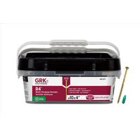 GRK Fasteners R4 No. 10 in. X 4 in. L Star Flat Head W-Cut Multi-Purpose Screws