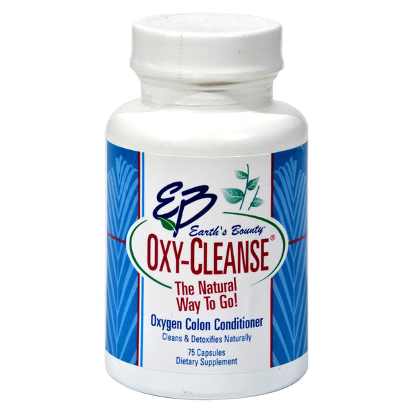 Oxy-Cleanse de Earth's Bounty - 600 mg - 75 cápsulas