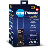 ClearTV Black Metal/Plastic Indoor Antenna