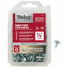 Teks No. 8  x 1/2 in. L Phillips Truss Head Zinc-Plated Steel Lath Screws 260 pk