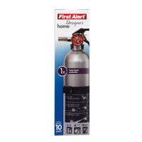 First Alert Designer 2-1/2 lb Fire Extinguisher For Household OSHA/US Coast Guard Agency Approval (Pack of 4)