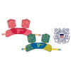 Aqua Swim Tadpole Assorted Fabric/Mesh Swimming Arm Bands (Pack of 4)