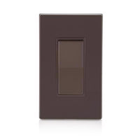 Leviton Decora 15 amps Single Pole Rocker Switch Brown 1 pk